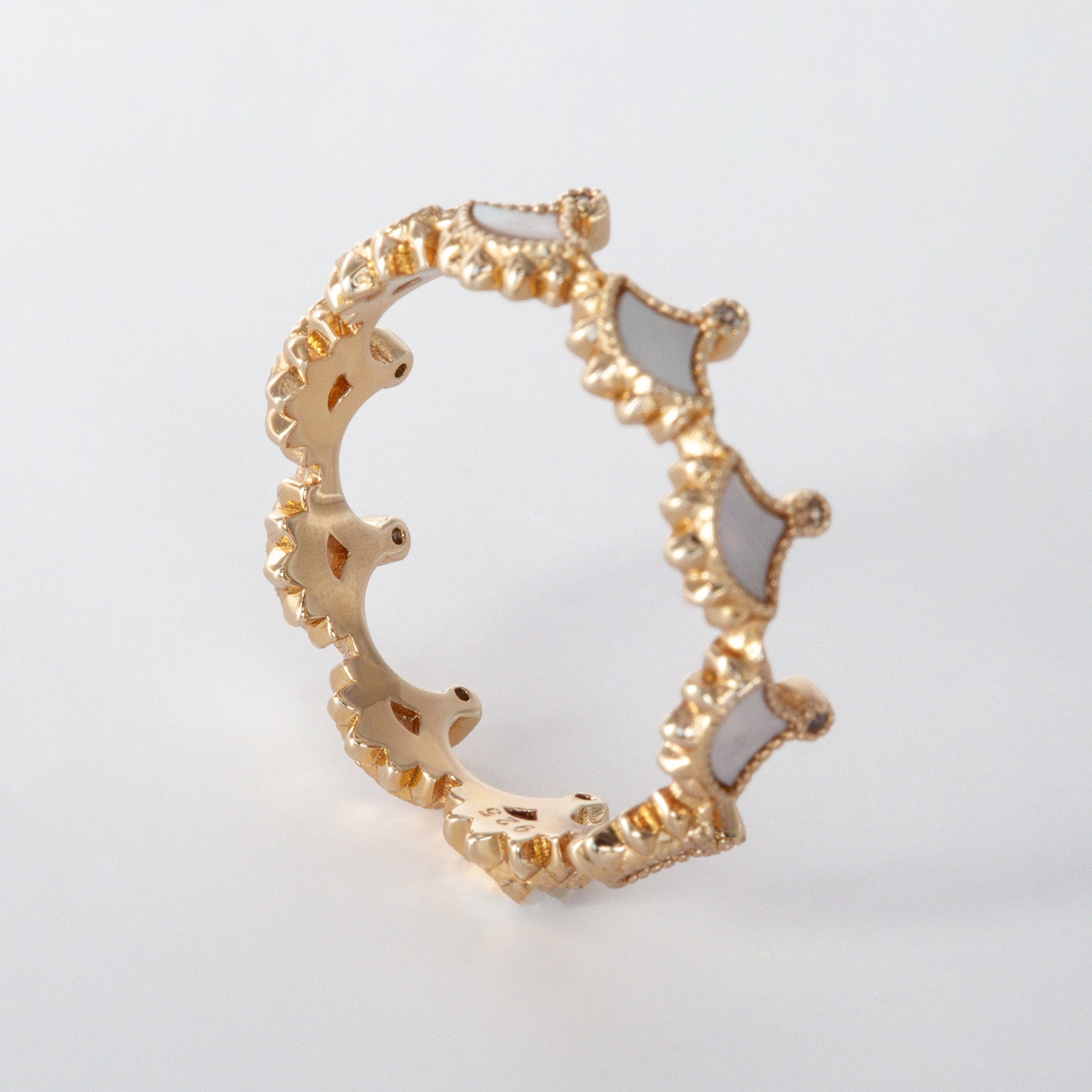 Dôme Gemstone Stackable Crown Full Eternity Ring | Cirque D'Or Canada USA
