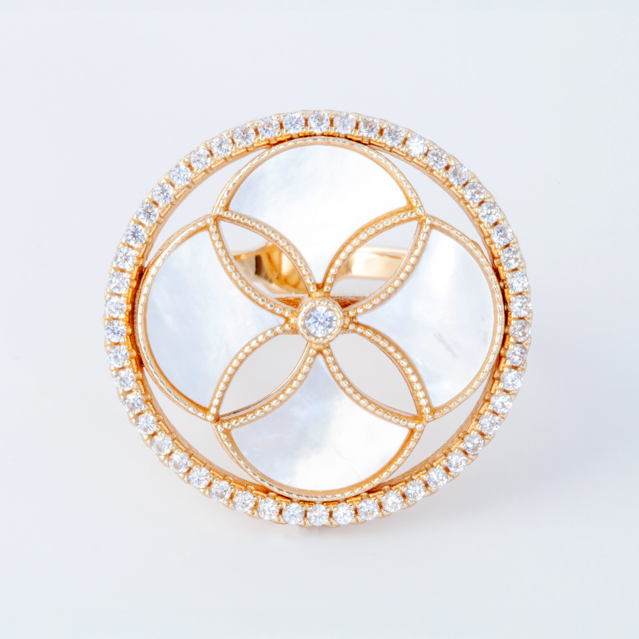 Dôme Gemstone Statement 4 Motif Ring | Cirque D'Or Canada USA