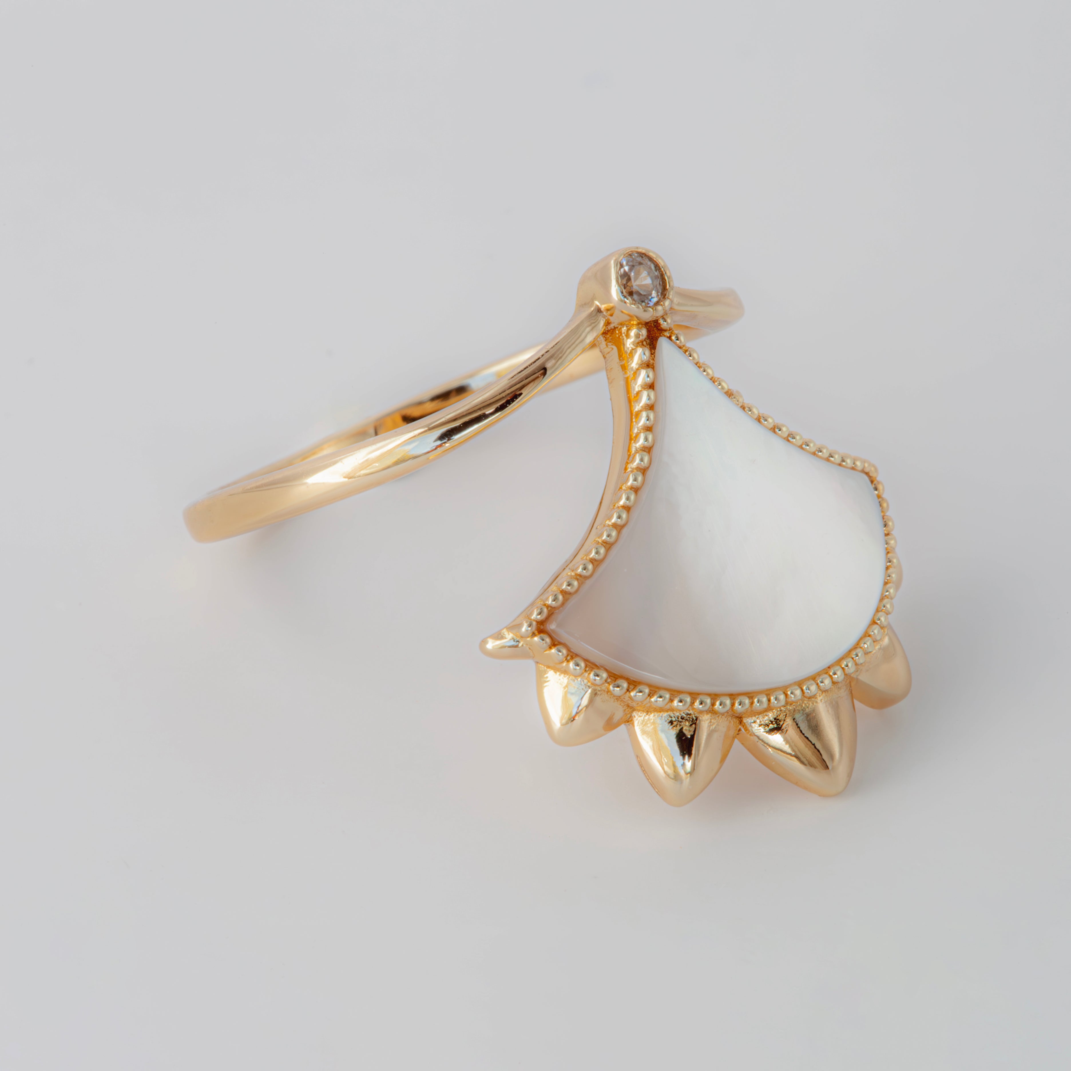 Dôme Gemstone Statement Crown Single Motif Ring | Cirque D'Or Canada USA