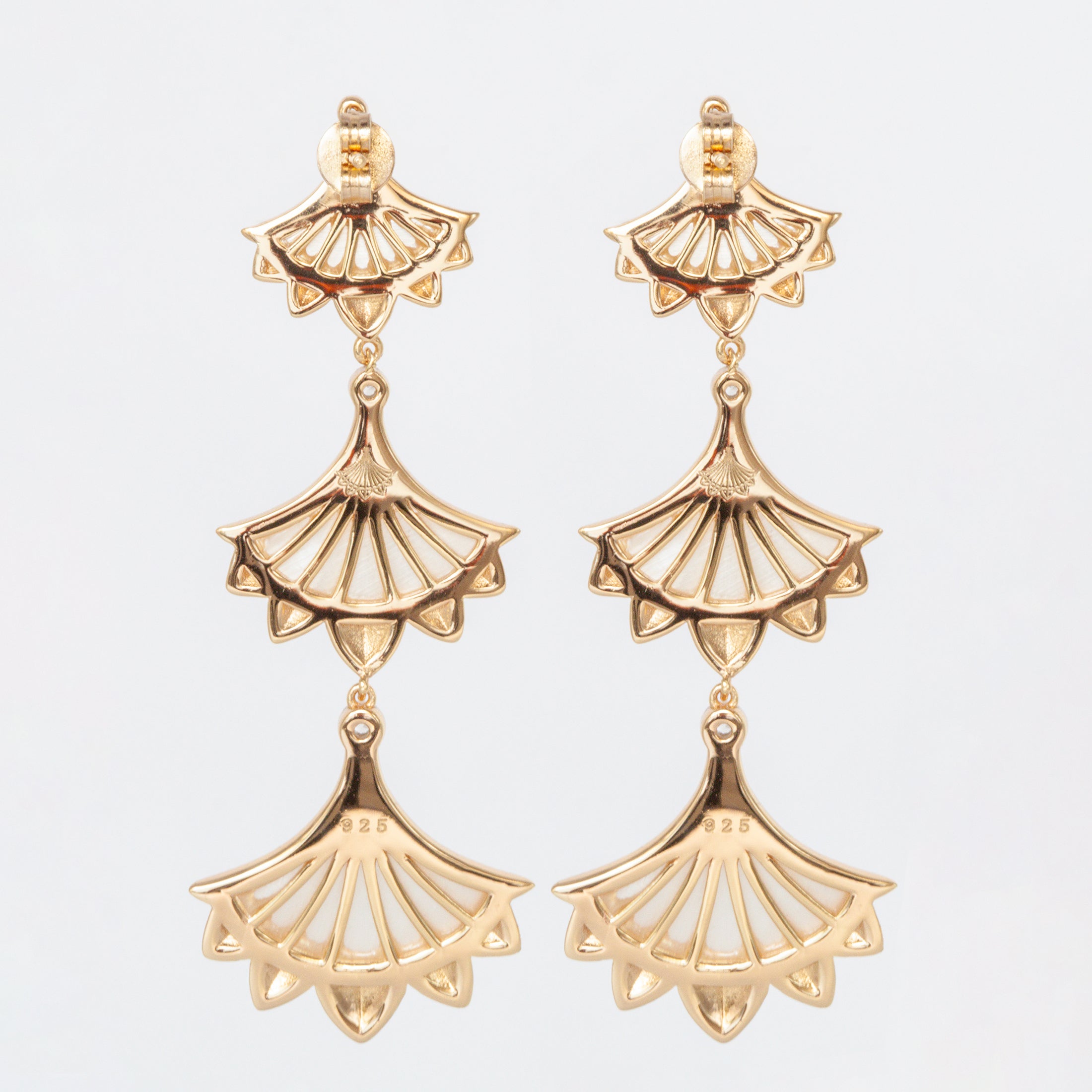 Dôme Gemstone Statement Drop Multi Motif Earrings | Cirque D'Or Canada USA