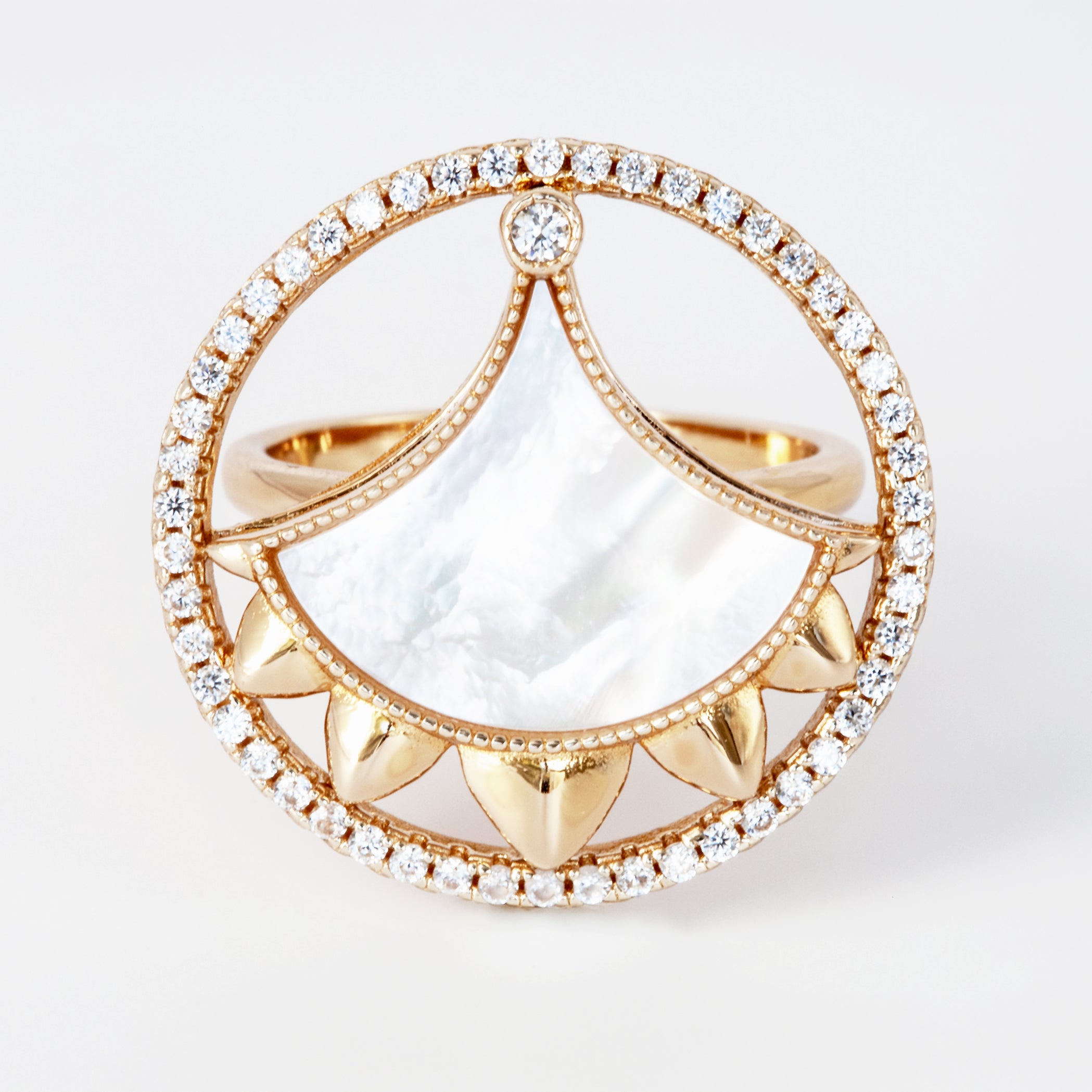 Dôme Gemstone Statement Single Motif Ring | Cirque D'Or Canada USA