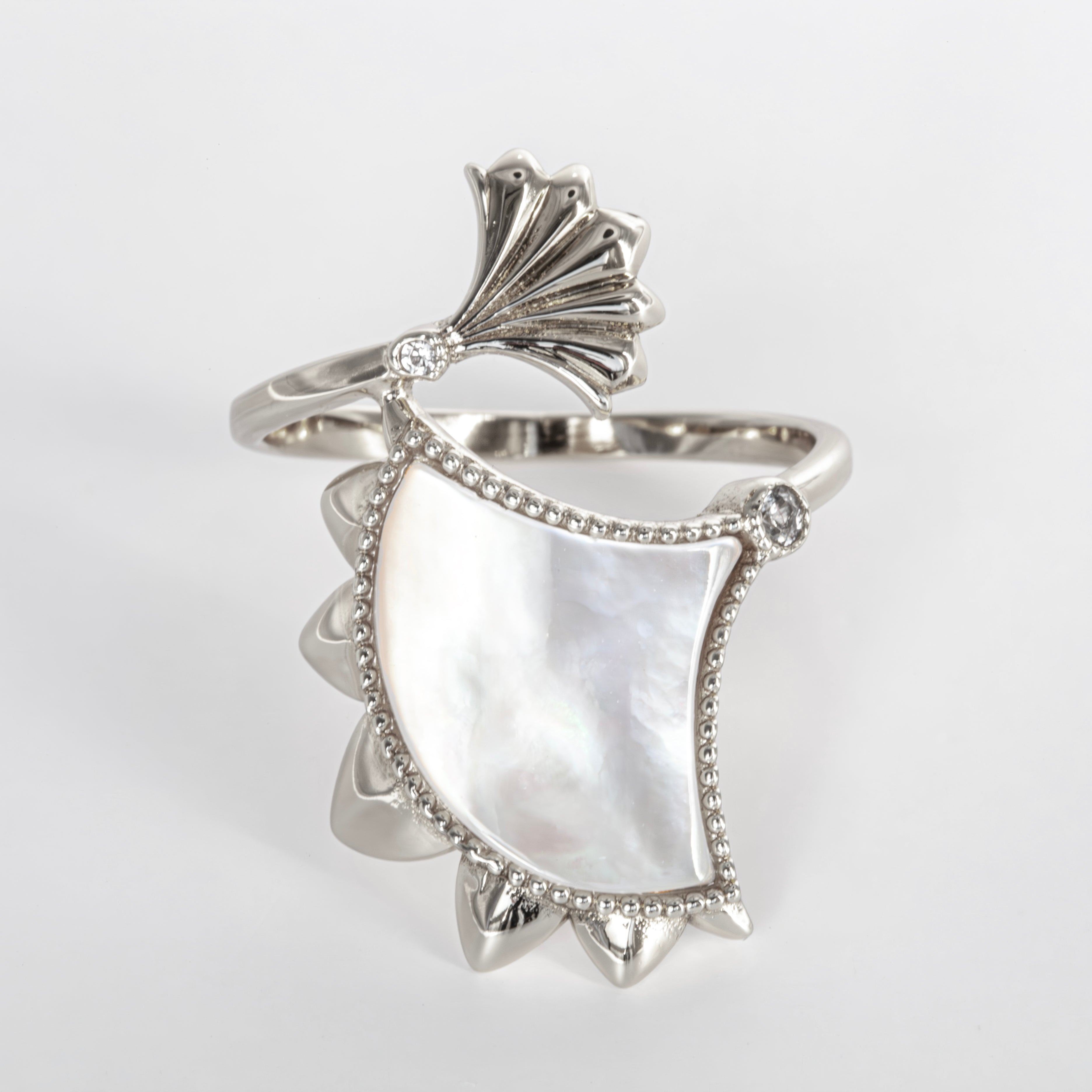 Dôme Gemstone Statement Bypass Double Motif Ring | Cirque D'Or Canada USA