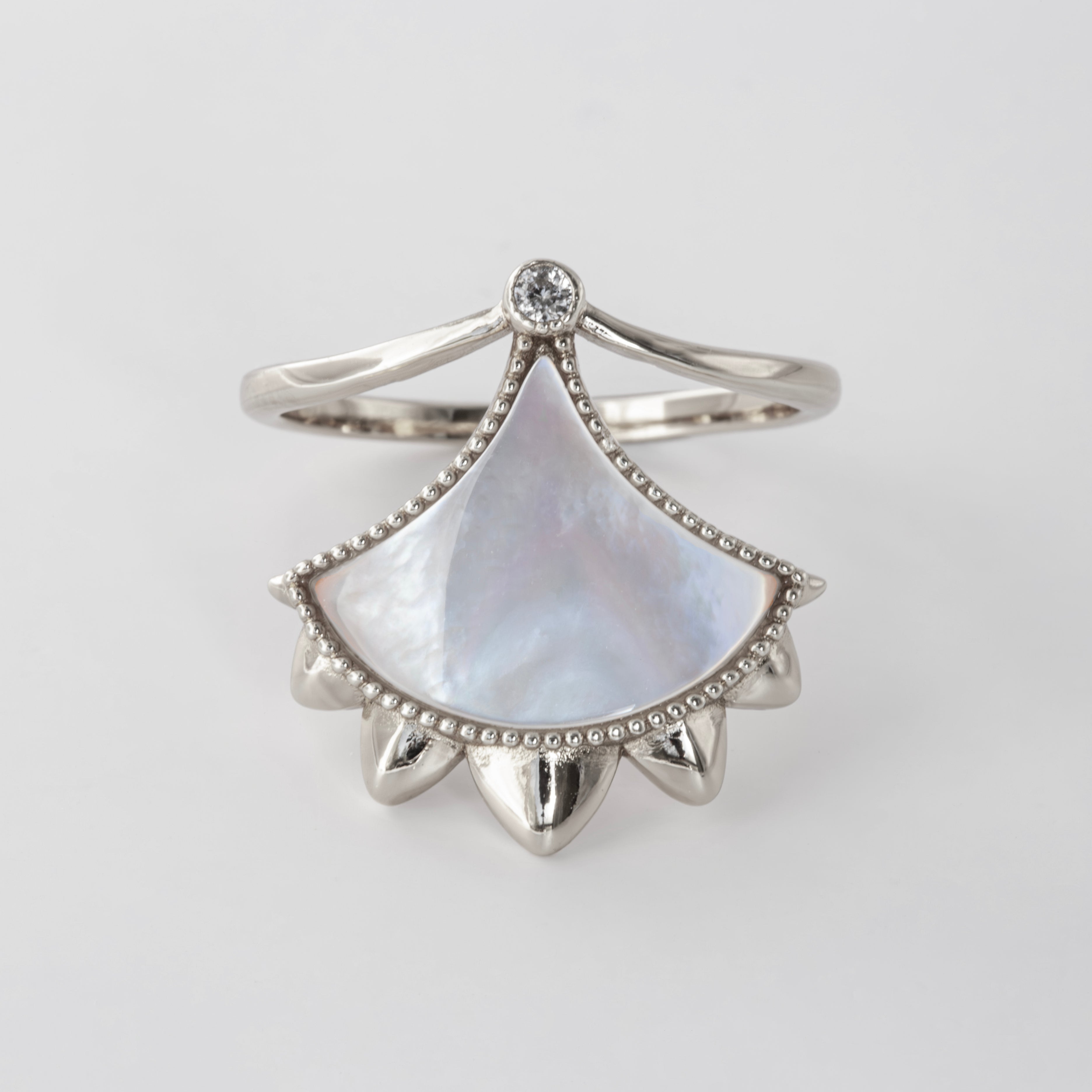 Dôme Gemstone Statement Crown Single Motif Ring | Cirque D'Or Canada USA
