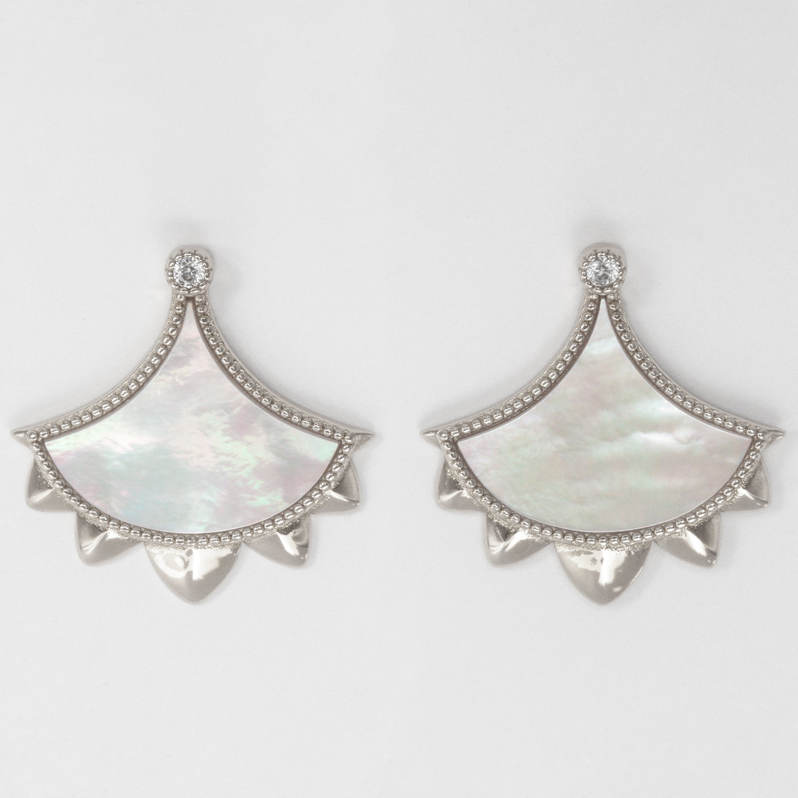 Dôme Gemstone Statement Single Motif Earrings | Cirque D'Or Canada USA