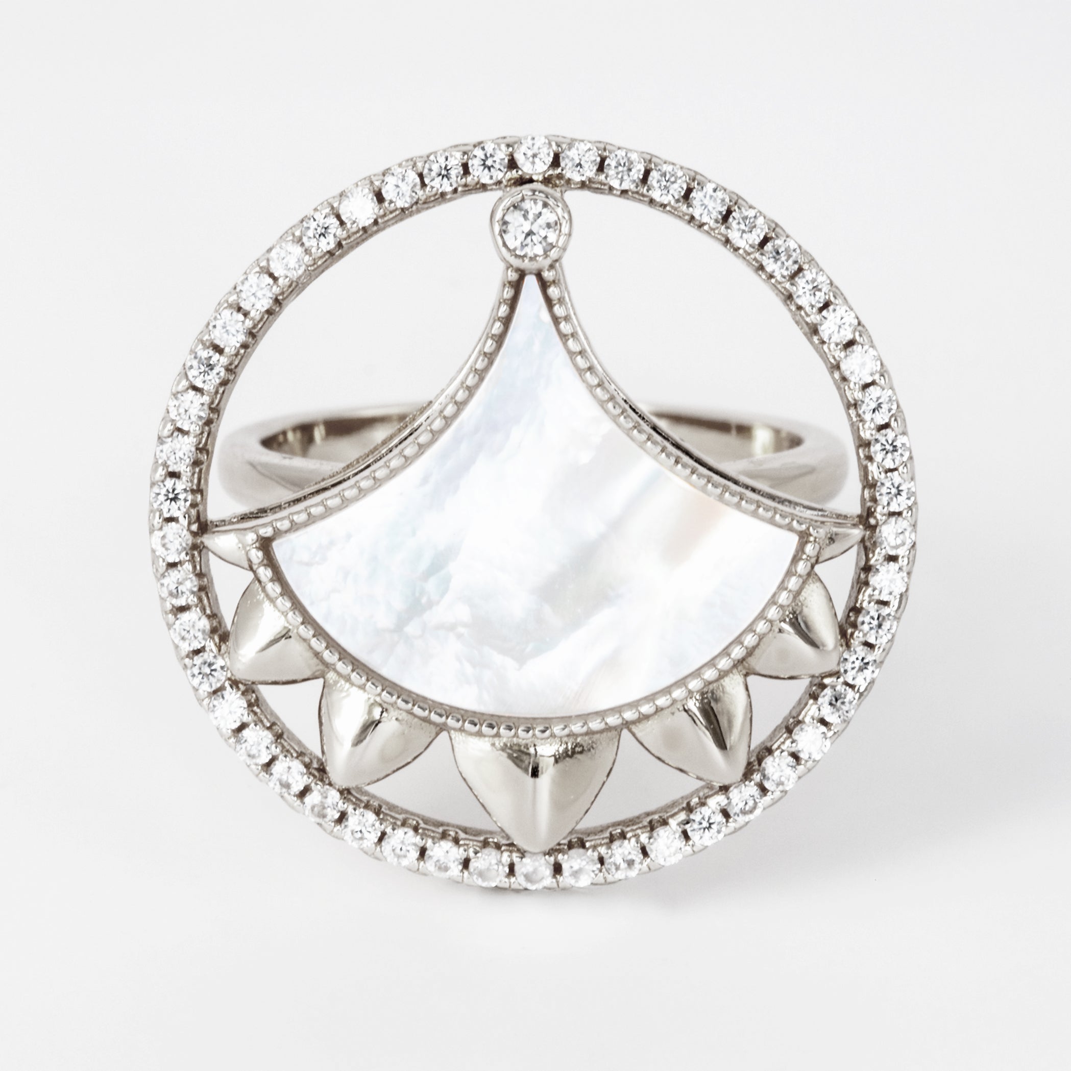 Dôme Gemstone Statement Single Motif Ring | Cirque D'Or Canada USA