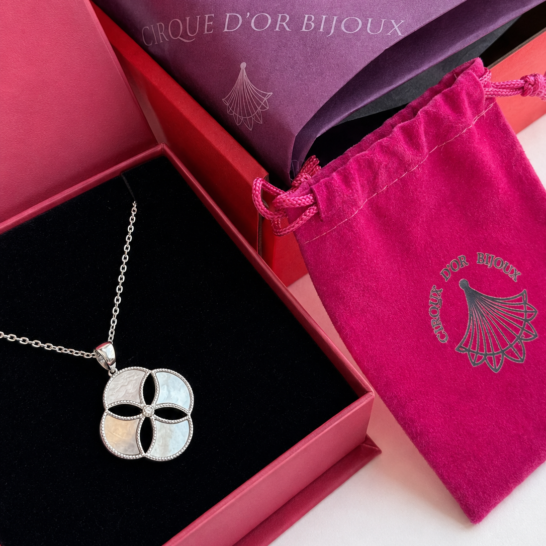 Cirque D’Or jewellery packaging with protective box and pouch