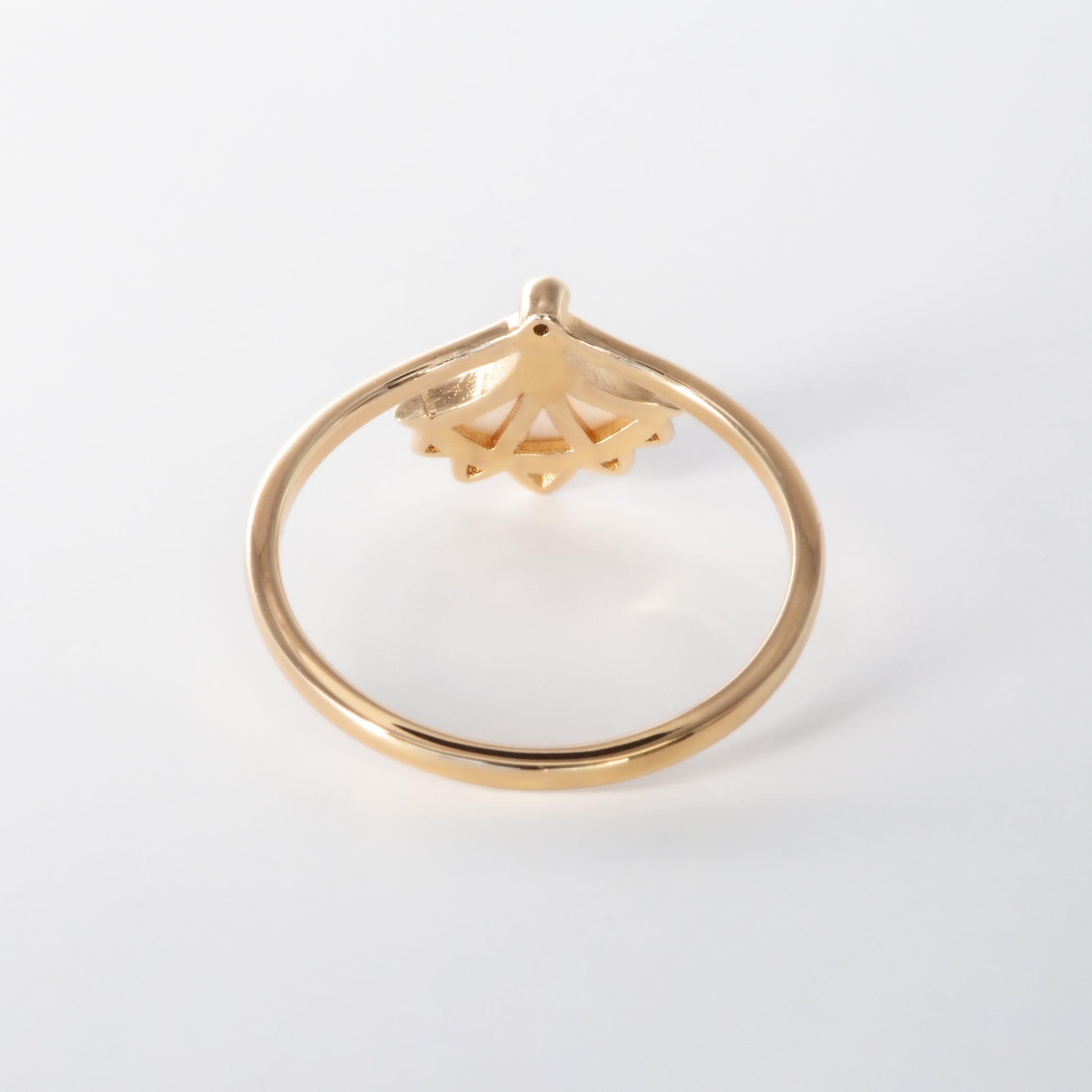 Dôme Gemstone Small Crown Single Motif Ring