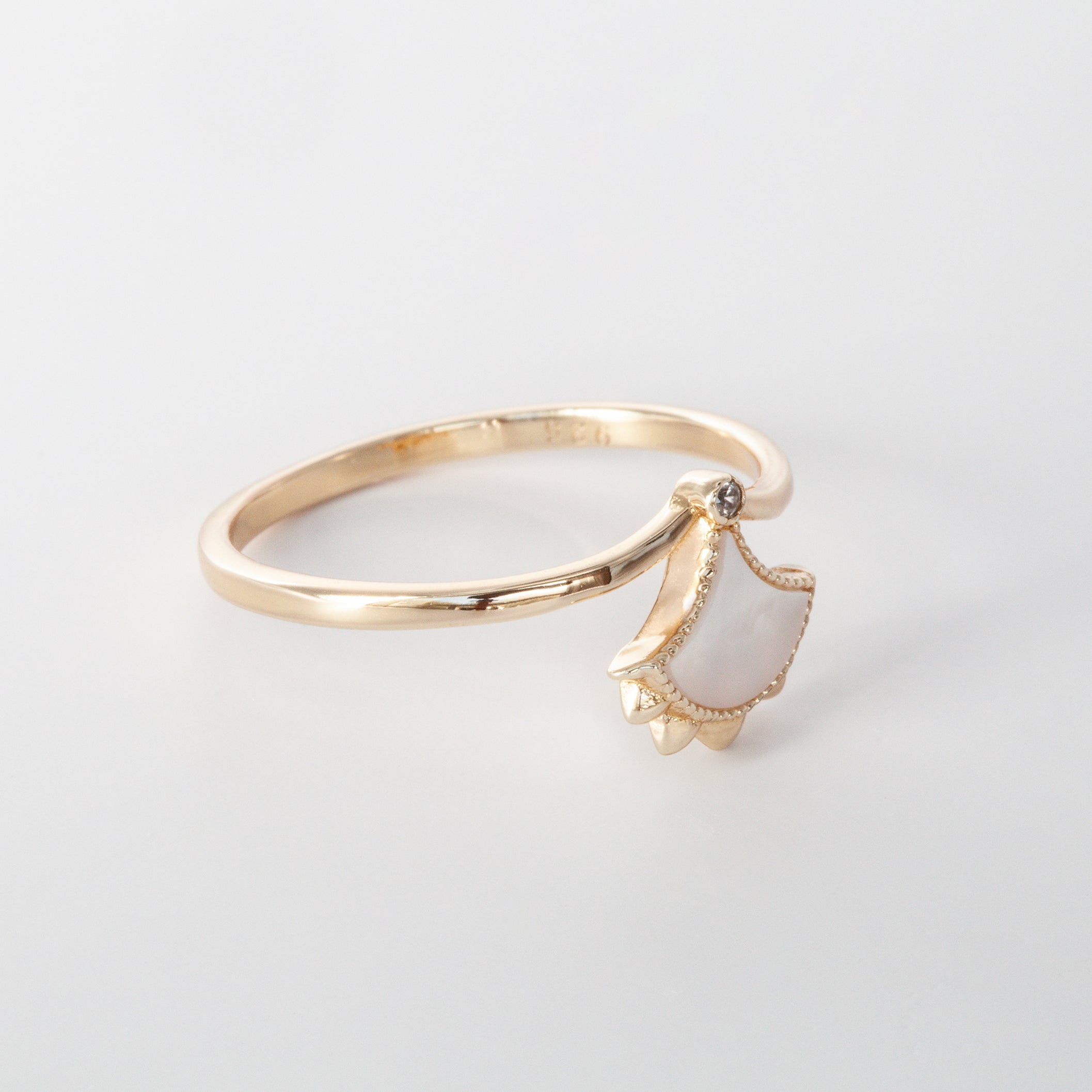 Dôme Gemstone Small Crown Single Motif Ring