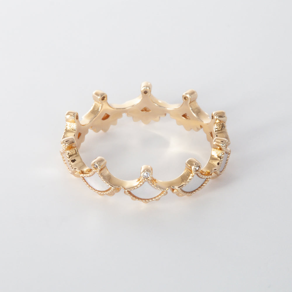 Dôme Gemstone Stackable Crown Full Eternity Ring | Cirque D'Or Canada USA