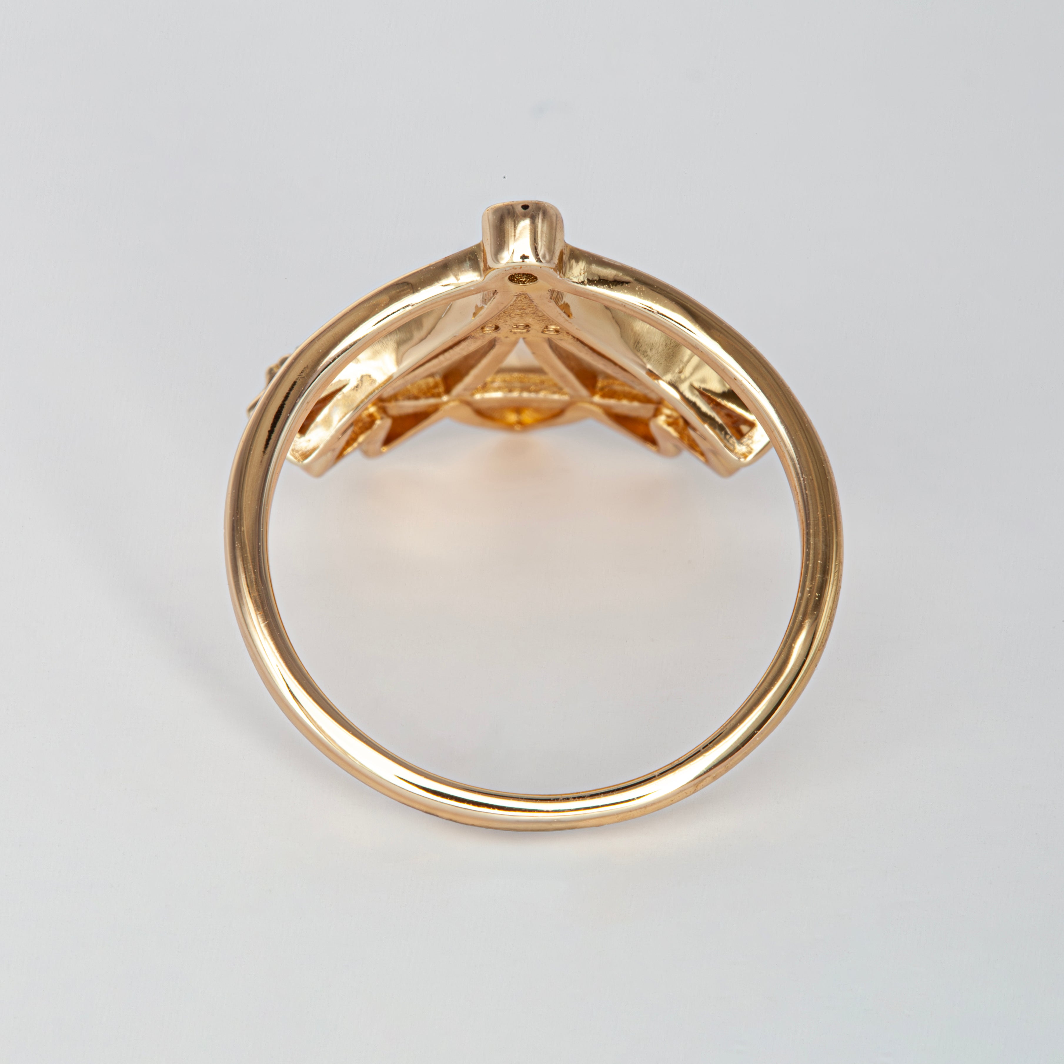 Dôme Gemstone Statement Crown Single Motif Ring