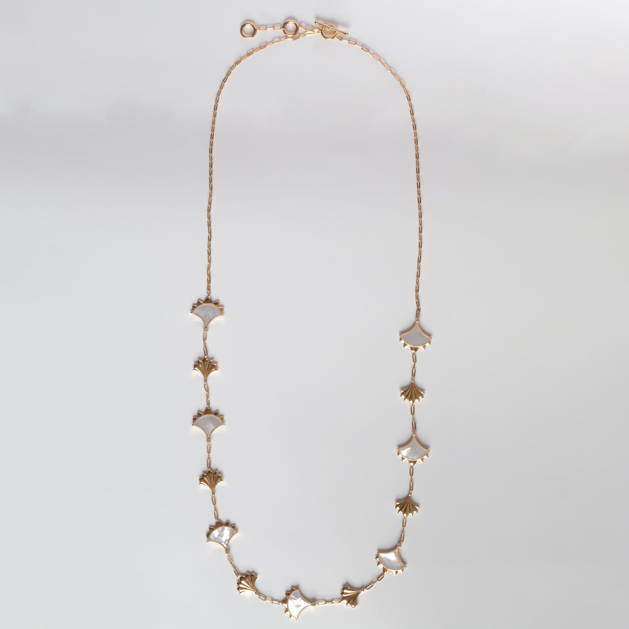 Dôme Gemstone Multi Motif Long Necklace