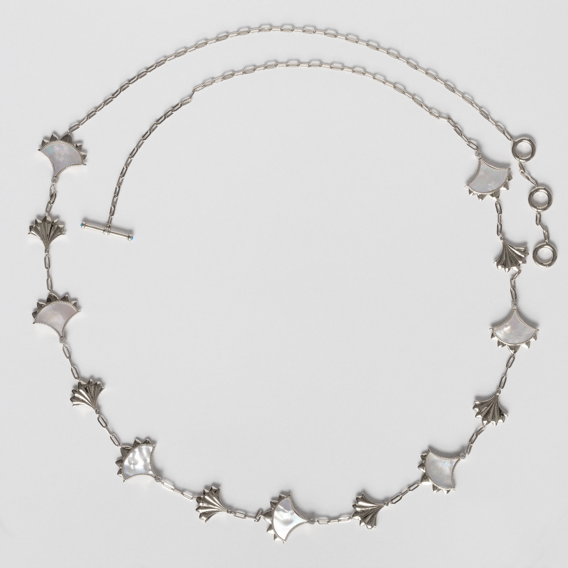 Dôme Gemstone Multi Motif Long Necklace