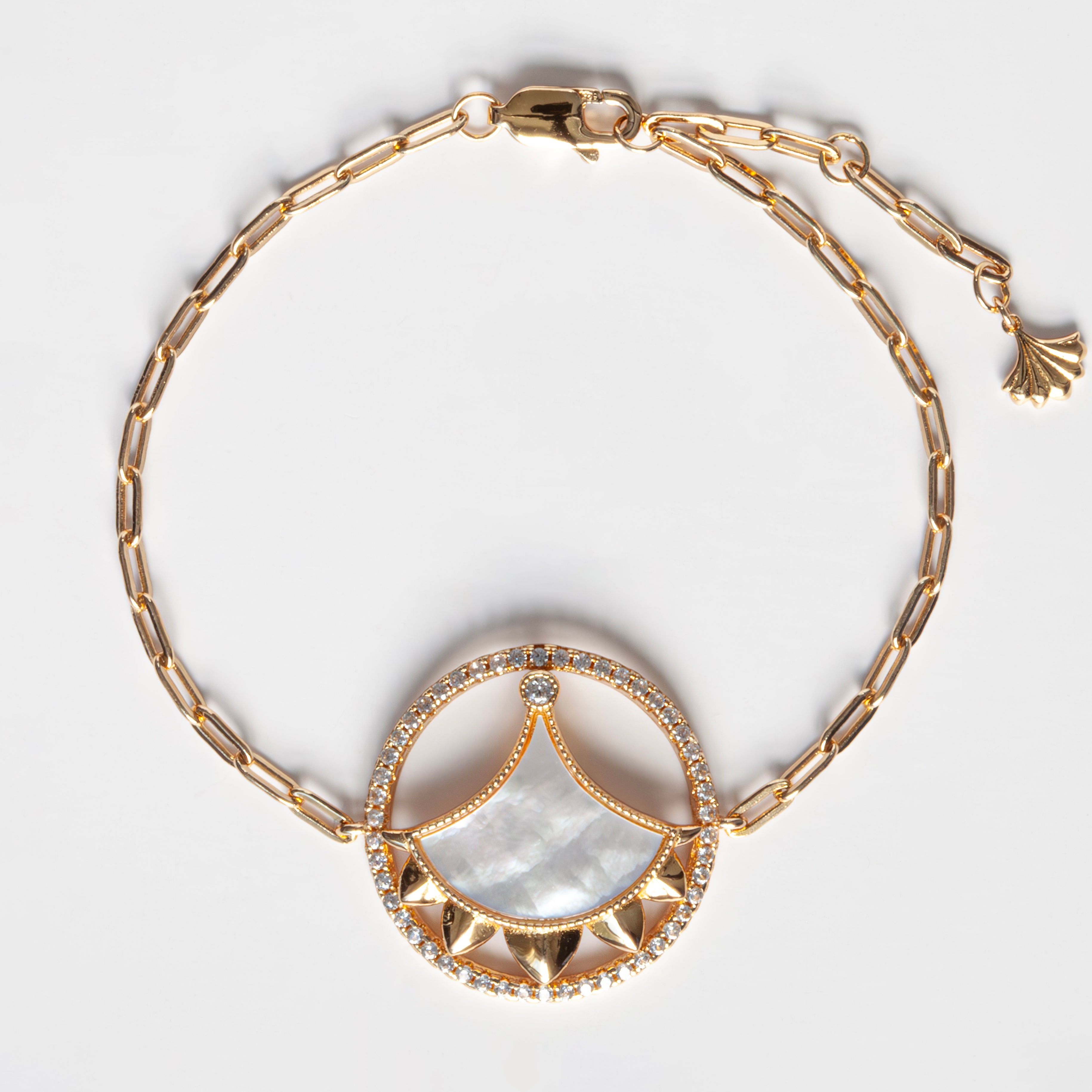 Dôme Gemstone Statement Single Motif Bracelet